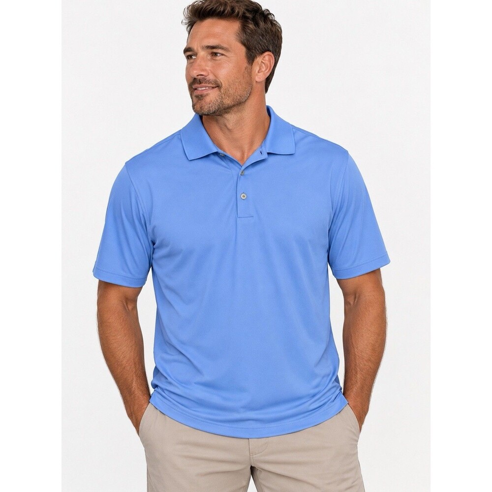 Nike Golf Dri-FIT Polo Shirt Men’s Medium Blue Short Sleeve Performance Golf